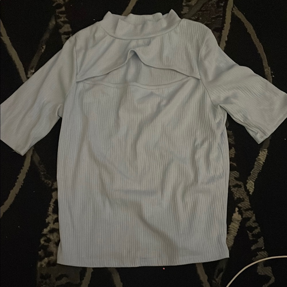Elegant Blue Women's Top